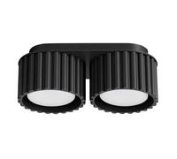 Plafón Aura 2 negro GX53