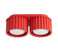 Plafón Aura 2 rojo Gx53