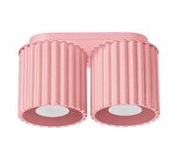 Plafón Aura 2 rosa GU10