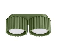 Plafón Aura 2 verde oliva GX53
