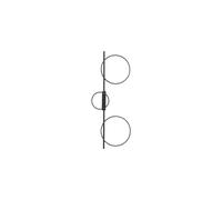 Plafón CIRCOLO LED 33W 1100lm 3000K Negro 10816 Lighting