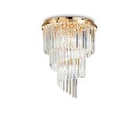 Plafón Contemporáneo Con Cristales DL0152