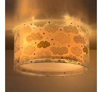 Plafón Dalber Cloud Pink, Ø 33 cm, rosa