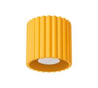 Plafón de techo Aura 1 Amarillo Gu10