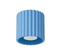 Plafón de techo Aura 1 azul claro GU10