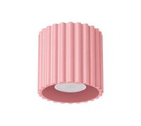 Plafón de techo Aura 1 rosa GU10