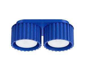 Plafón de techo Aura 2 azul ultramar
