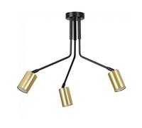 Plafón de techo norber (3 luces) moderno 1 cm
