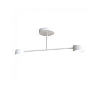 Plafón de techo tanfa blanco 2 luces marca wonderlamp