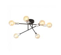 Plafón de techo vender plata ii 6 luces marca wonderlamp