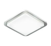 Plafón de techo y pared con sensor RS D2 S (8,8 W, L x An x Al: 30 x 30 x 6,5 cm, Blanco/Plateado)