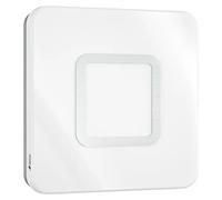 Plafón de techo y pared con sensor RS M1 S (8,8 W, L x An x Al: 20 x 20 x 5,3 cm, Blanco)