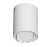 Plafón DEJO blanco mate 80mm Ø + GU10 LED 450lm blanco cálido
