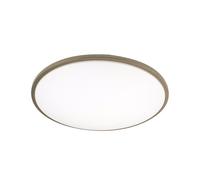 Plafon eglon 36w 3000-4000-6500k blanco/cuero 3528lm 6,5x39x39cm c/rem