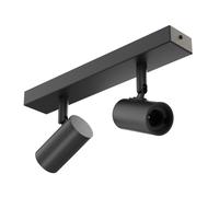 Plafón FARE 2 luces negro mate 2x E27 máx. 60W