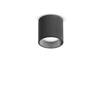 Plafón Foco Para LED Moderno Design Minimal Negro DL1796