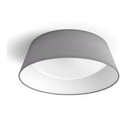 PLAFÓN INTERIOR DE LED 14W 1100lm 3000K MOD. DAWN LUZ CALIDA. COLOR GRIS Ø34x12cm PHILIPS