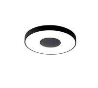 Plafón LED 100WCOIN Dimable Mantra Negro Ø65 x 7cm altura con mando a distancia