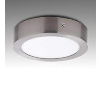 Plafón LED 12W 1200Lm 6000ºK Circular Niquel Satinado 50.000H [GL-PL-SM12RN-CW] | Greenice