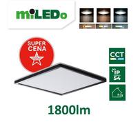 Plafón LED 17,5wcct-l-b ip54 cuadrado AZPO 31533