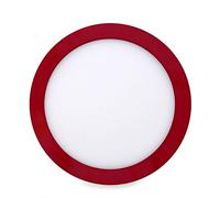 Plafón LED 18W 1357Lm 2700ºK Circular Rojo 40.000H [HO-JM18WR-R-WW] | Greenice