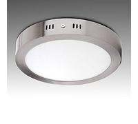 Plafón LED 18W 1800Lm 6000ºK Circular Niquel Satinado 50.000H [GL-PL-SM18RN-CW] | Greenice