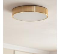 LEDKIA LIGHTING Plafón LED 18W Circular Metal Ø300 mm CCT Seleccionable Haydn para Cocina, Comedor, Habitación Dorado