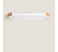 LEDKIA Plafón LED 18W Madera y Aluminio 140x650 mm CCT Seleccionable Dari L