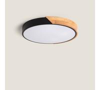 Plafón LED 24W Circular Madera Ø418 mm CCT Seleccionable Semi-Dari [EEK: F]