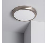 Plafón LED 24W Circular Metal Ø300 mm Design Silver