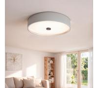 LEDKIA LIGHTING Plafón LED 24W Metal Ø350 mm CCT Seleccionable Eyelight para Cocina, Comedor, Habitación Gris Oscuro