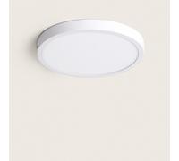 LEDKIA LIGHTING Plafón LED para Cocina, Comedor, Habitación, Baño 30W Circular Foco Downlight Empotrable Plano Temperatura de Color Seleccionable (Blanco Frío, Neutro, Cálido) Ø400 mm