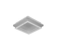 Plafón LED 41W, 3895 Lm, 3000-4000-6000K, dimensiones 7x24x24 cm, con memoria de color, ideal para iluminación ambiental y decorativa.