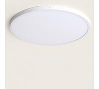 LEDKIA LIGHTING Plafón LED para Cocina, Comedor, Habitación 48W Circular Foco Downlight Empotrable Plano Temperatura de Color Seleccionable (Blanco Frío, Neutro, Cálido) Ø600 mm