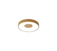Plafón LED 56W COIN Dimable Mantra Madera Ø38 x 6.8cm altura con mando a distancia