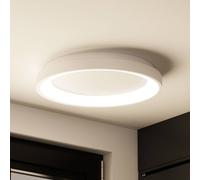 Plafón LED Arcchio Vivy, Ø 38 cm, blanco, metal True