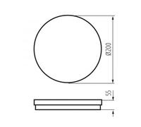 Plafón LED BENO E 12W CCT O W BENO CCT 38380