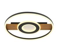 Plafón LED Blacky (Marrón, 24 W, Blanco cálido)