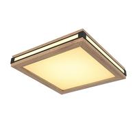 Globo Plafón LED Carla (12 W, Blanco cálido, Marrón, L x An x Al: 30 x 30 x 7,5 cm)