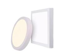 Plafón LED Cuadrado 9-25W 110-220V | Panel cálido/frío for salón dormitorio(Square,WHITE,9W)