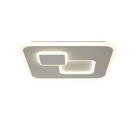 Plafón led cuadrado blanco pantalla acrílica mantra quad 3200 lm color de la luz de cálida a fría cct (3000k-6000k) ip20