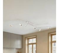 Plafón LED Eldrin de Lindby, 6 luces, focos LED, blanco