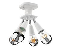 Plafón LED Elektra 4-flame incl. 4x lámparas E27 (blanco cálido, 23,28 W, [EEK: E]