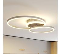 Plafón LED inteligente Lindby Smart Edica, 58 cm, Tuya, CCT