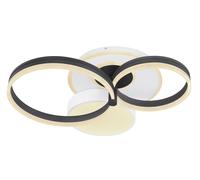 Plafón led irregular blanco pantalla acrílica 2015 lm color de la luz de cálida a fría cct (2700k-6000k) ip20