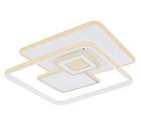 Plafón led irregular blanco pantalla acrílica 3700 lm color de la luz de cálida a fría cct (2700k-6000k) ip20