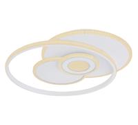 Plafón led irregular blanco pantalla acrílica 3700 lm color de la luz de cálida a fría cct (2700k-6000k) ip20