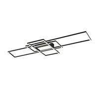 Trio, Plafón, Irvine incl. 1 x LED,SMD,60,0 Watt,3000-6500K,7100 Lm. Cuerpo: Metal, Antracita A:105,0cm, L:42,0cm, A:6,5cm Mando a distancia,Regulador integrado,Color de luz infinitamente var,