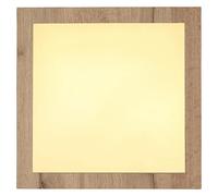 Plafón LED Kalla (16 W, Blanco cálido, Marrón, L x An x Al: 35 x 35 x 6 cm)