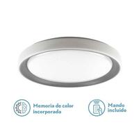Plafon led metal color blanco serie luanda 49.5cm